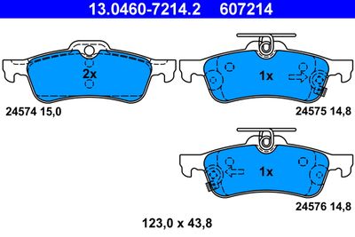 SET PLACUTE FRANA FRANA DISC ATE 13046072142 0