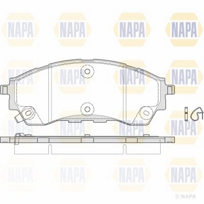 Brake Pad Set NAPA PBP7833