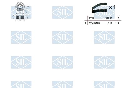 SET CUREA DE DISTRIBUTIE Saleri SIL TK1174 1