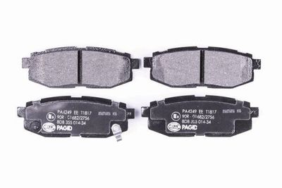 Brake Pad Set, disc brake 8DB 355 014-341