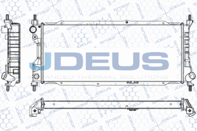 Радиатор, охлаждение двигателя JDEUS RA0200531 для OPEL COMBO