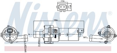 POMPA APA SUPLIMENTAR NISSENS 831052 5