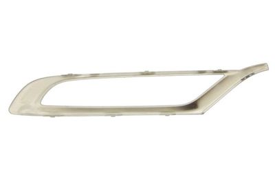 Halogeen frame Voor Links (plastic, bruin) past: CHRYSLER 300 C II 10.14-