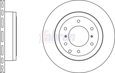 Fahren Brake Disc FBD6592