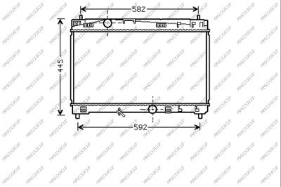 PRASCO TY325R004 Радиатор охлаждения двигателя для TOYOTA YARIS (_P9_) 1.8 VVTi (ZSP90_)