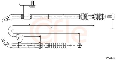 CABLU FRANA DE PARCARE