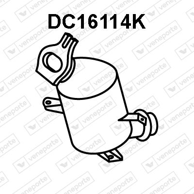 Катализатор VENEPORTE DC16114K для DACIA LOGAN