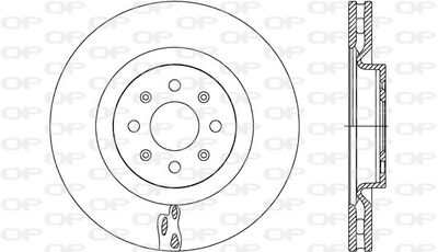 Тормозной диск OPEN PARTS BDR2772.20 для ABARTH PUNTO