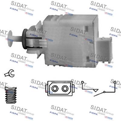 SIDAT 5.140034 Выключатель стоп-сигнала  для BMW 8 (Бмв 8)