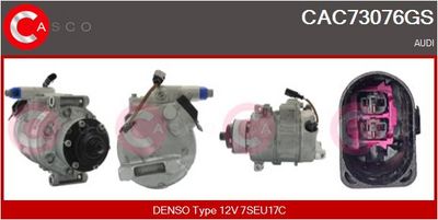 COMPRESOR CLIMATIZARE CASCO CAC73076GS