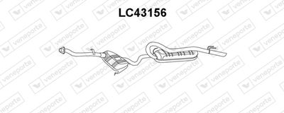 VENEPORTE LC43156 Глушитель выхлопных газов  для LANCIA DEDRA SW (835_) 1.8 GT 16V (835EH)