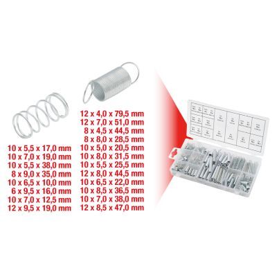 Ks Tools - Sortiment pružín 200ks