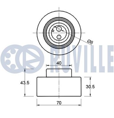 ROLA INTINZATOR CUREA DISTRIBUTIE RUVILLE 540403 1