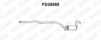 VENEPORTE FD30085 Глушитель выхлопных газов  для FORD ESCORT IV Turnier (AWF, AVF) 1.4