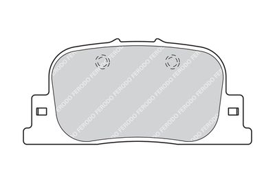 Brake Pad Set, disc brake FDB1686