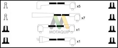 Комплект проводов зажигания MOTAQUIP LDRL1583 для JAGUAR XJ