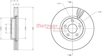 Brake Disc 6110814