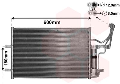 VAN WEZEL Condensor, airconditioning (27005184)