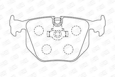 BREMSBELAGSATZ SCHEIBENBREMSE CHAMPION 571918CH 1