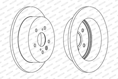 BREMSSCHEIBE FERODO DDF1380 1