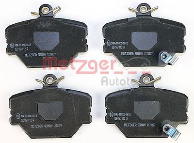 BREMSBELAGSATZ SCHEIBENBREMSE METZGER AUTOTEILE 1170077 1