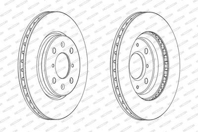 DISC FRANA FERODO DDF2070C 1