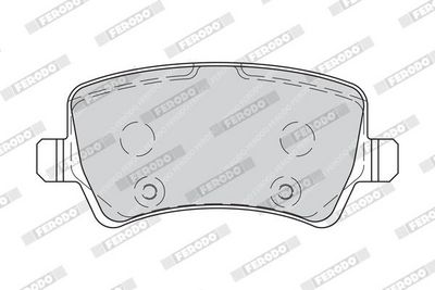 BREMSBELAGSATZ SCHEIBENBREMSE FERODO FDB4237 1