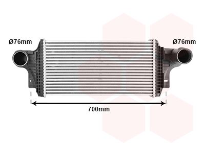 Интеркулер VAN WEZEL 30004549
