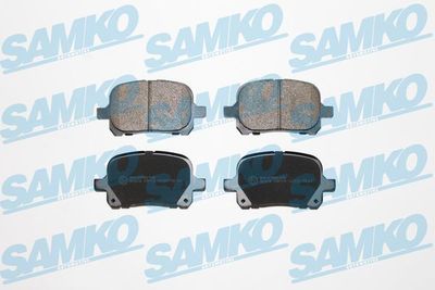 Комплект тормозных колодок, дисковый тормоз SAMKO 5SP712 для TOYOTA NADIA