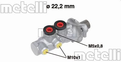METELLI 05-0692 Ремкомплект тормозного цилиндра  для PEUGEOT  (Пежо 301)