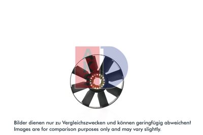 Fläkt, motorkylning AKS DASIS 268017N