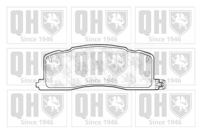 Комплект тормозных колодок, дисковый тормоз QUINTON HAZELL BP707 для TOYOTA PREVIA