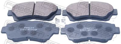 Комплект тормозных колодок, дисковый тормоз FEBEST 0101-MCV20F для TOYOTA PROGRES