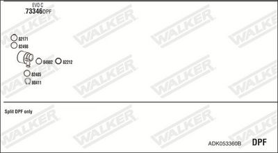 ABGASANLAGE WALKER ADK053360B