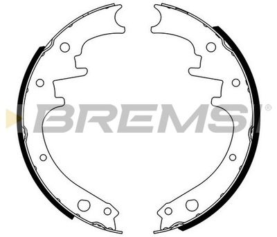 Комплект тормозных колодок BREMSI GF4263 для FORD USA BRONCO