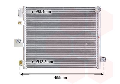 VAN WEZEL 82005194 Радиатор кондиционера  для HYUNDAI ATOS (Хендай Атос)