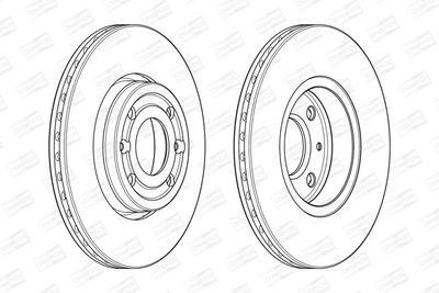 BREMSSCHEIBE CHAMPION 562636CH 1