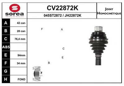 GELENKSATZ ANTRIEBSWELLE
