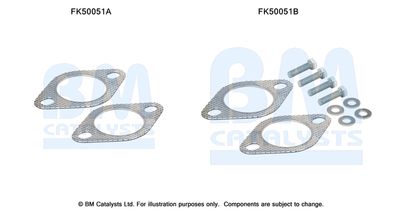 Монтажен комплект, изпускателна тръба BM Catalysts FK50051