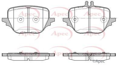 Brake Pad Set APEC PAD2457