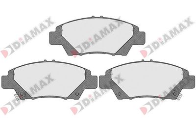 Комплект тормозных колодок, дисковый тормоз DIAMAX N09500 для HONDA INSIGHT