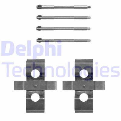 Комплектующие, колодки дискового тормоза DELPHI LX0652 для PEUGEOT 406
