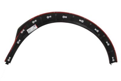 Garneerstroken voor spatbord Aan de voorkant Links (zwart) past: SUBARU CROSSTREK, XV 01.12-05.15