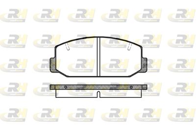 Комплект тормозных колодок, дисковый тормоз ROADHOUSE 2075.40 для DAIHATSU CHARMANT