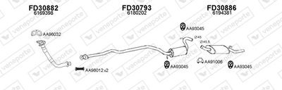 SISTEM DE ESAPAMENT VENEPORTE 300298