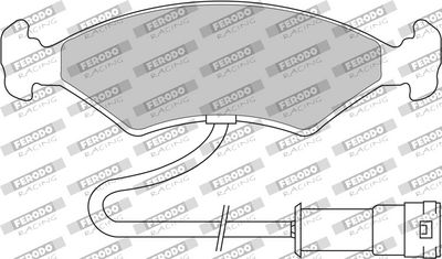 BREMSBELAGSATZ SCHEIBENBREMSE FERODO RACING FDS212 1