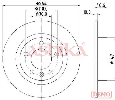 DISC FRANA ASHIKA 61000400C