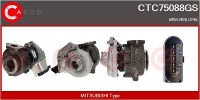COMPRESOR SISTEM DE SUPRAALIMENTARE CASCO CTC75088GS