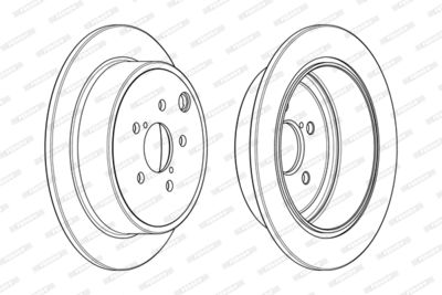 Bromsskiva FERODO DDF1883C