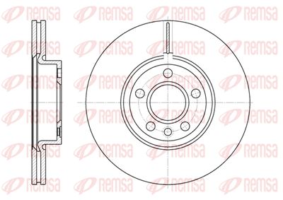 Тормозной диск REMSA 6728.10 для BENTLEY BENTAYGA